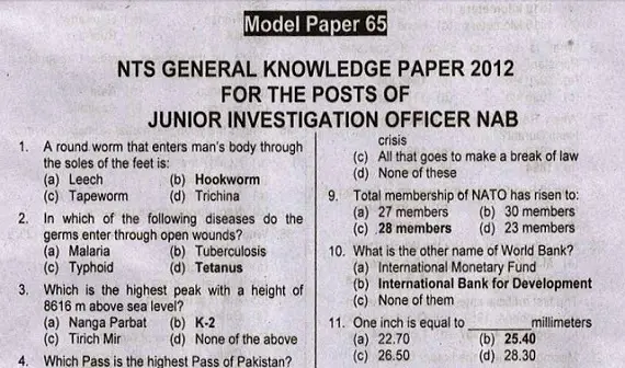 Junior Investigation NAB