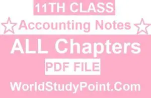 1st Year Principal of Accounting
