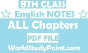8th Class English