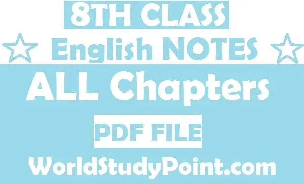 8th Class English