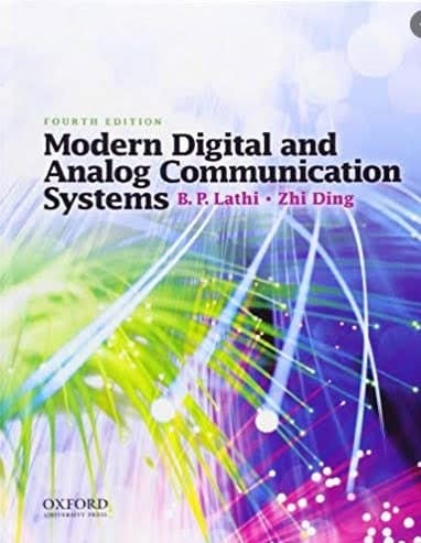 Modern Digital And Analog Communication System