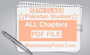 2nd Year Pakistan Studies