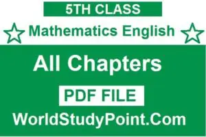 5th Class Mathematics