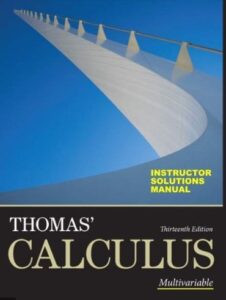 Calculus Thomas Finney Solves