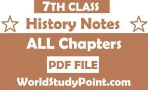 7th Class History