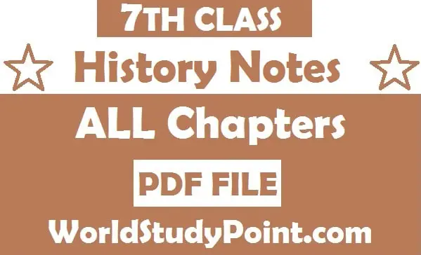7th Class History