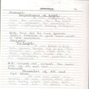 10th Class English Notes