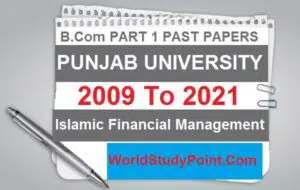 B.Com Part 1 Islamic