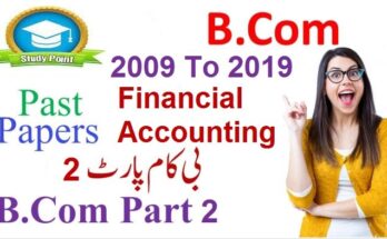Review of B.com Part 2 Advance Financial Accounting Past Papers 2009 to 2021 Latest Download in PDF