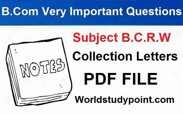 Kinds of Collection Letters