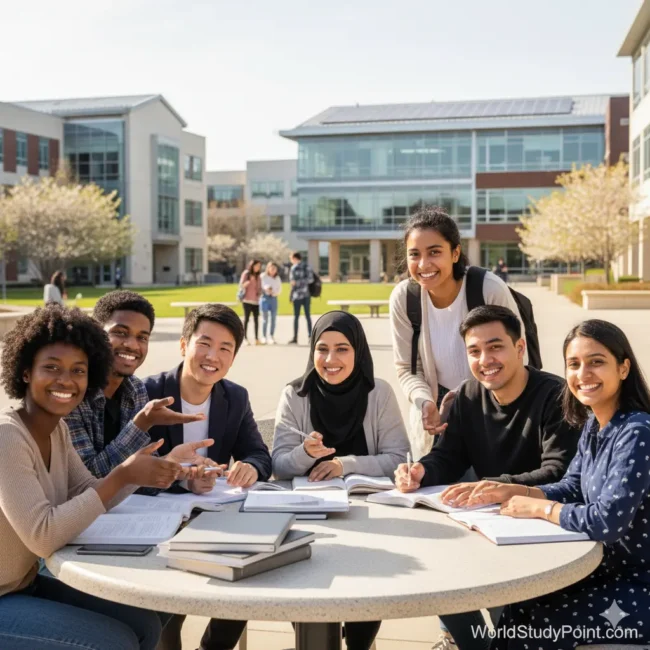 Students at top colleges for diploma in the USA 2025 – WorldStudyPoint.com