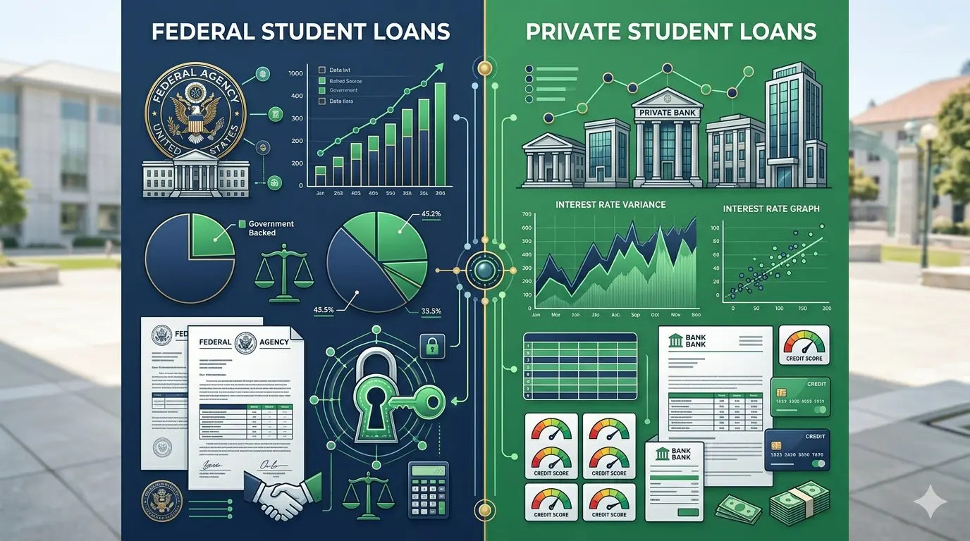 College graduate celebrating academic success after managing student loans responsibly
